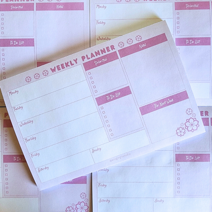 Sakura Weekly Calendar Planner