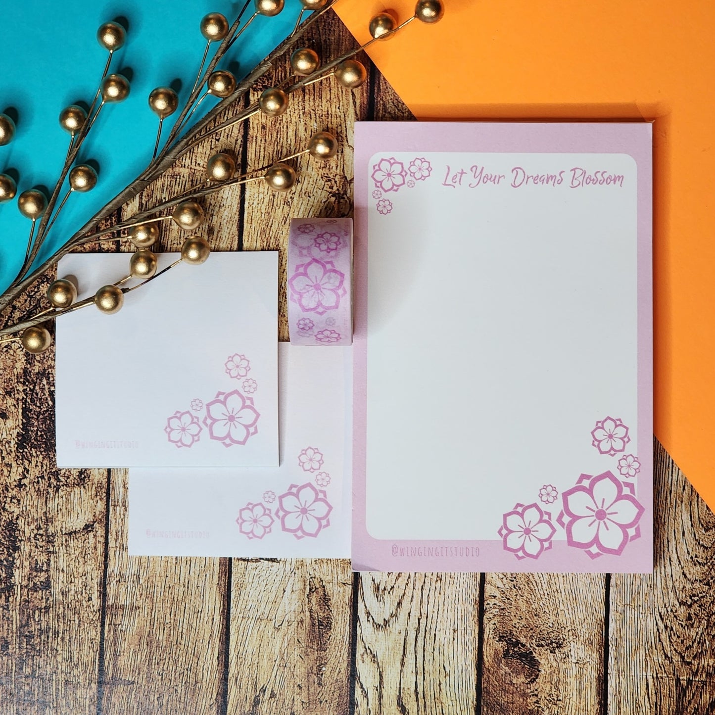 Sakura Stationery Set