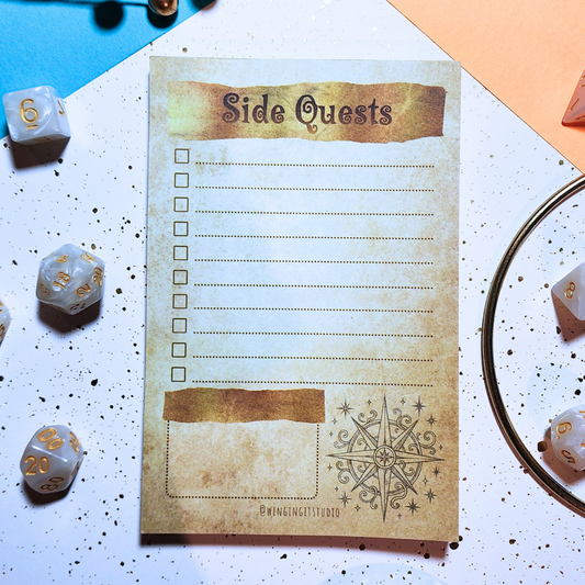Side Quest Notepad