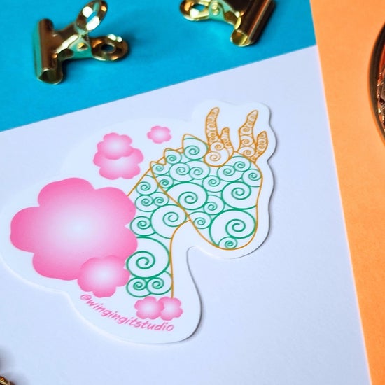 Spring Dragon Sticker
