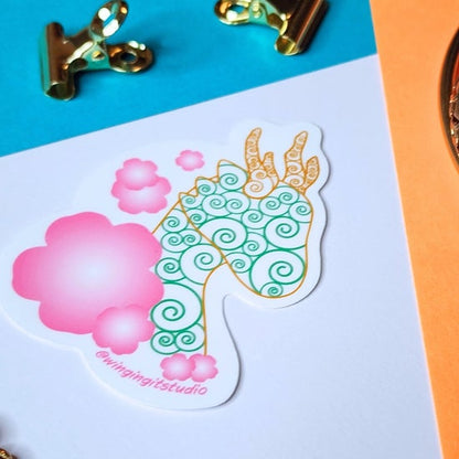 Spring Dragon Sticker