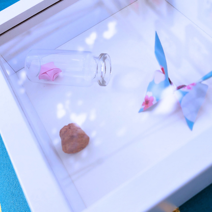 The Courage To Unfold Pink Shadowbox