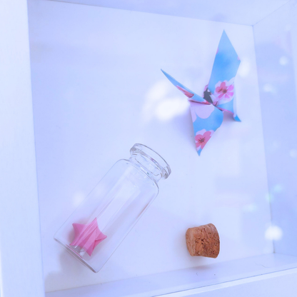 The Courage To Unfold Pink Shadowbox