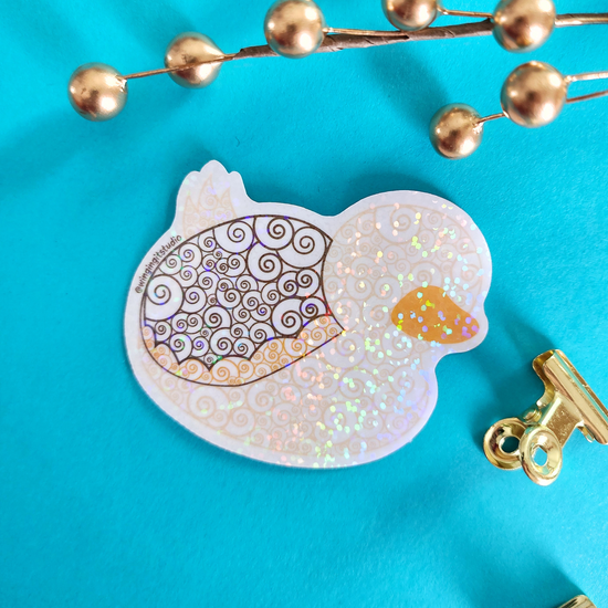 Turtle Duck Sticker