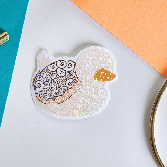Turtle Duck Sticker