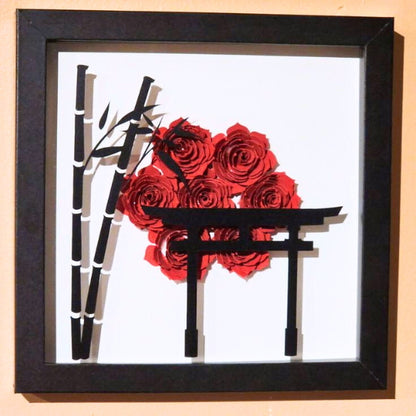 Bamboo Torii Shadowbox