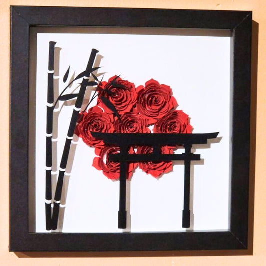 Bamboo Torii Shadowbox