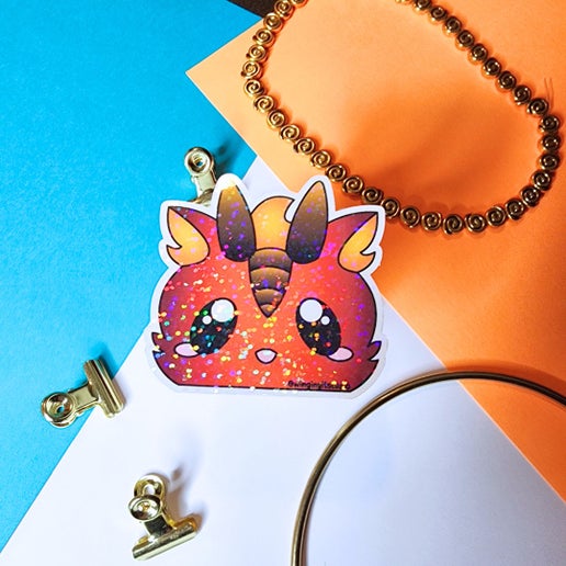 Fire Dragon Sticker