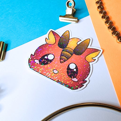 Fire Dragon Sticker