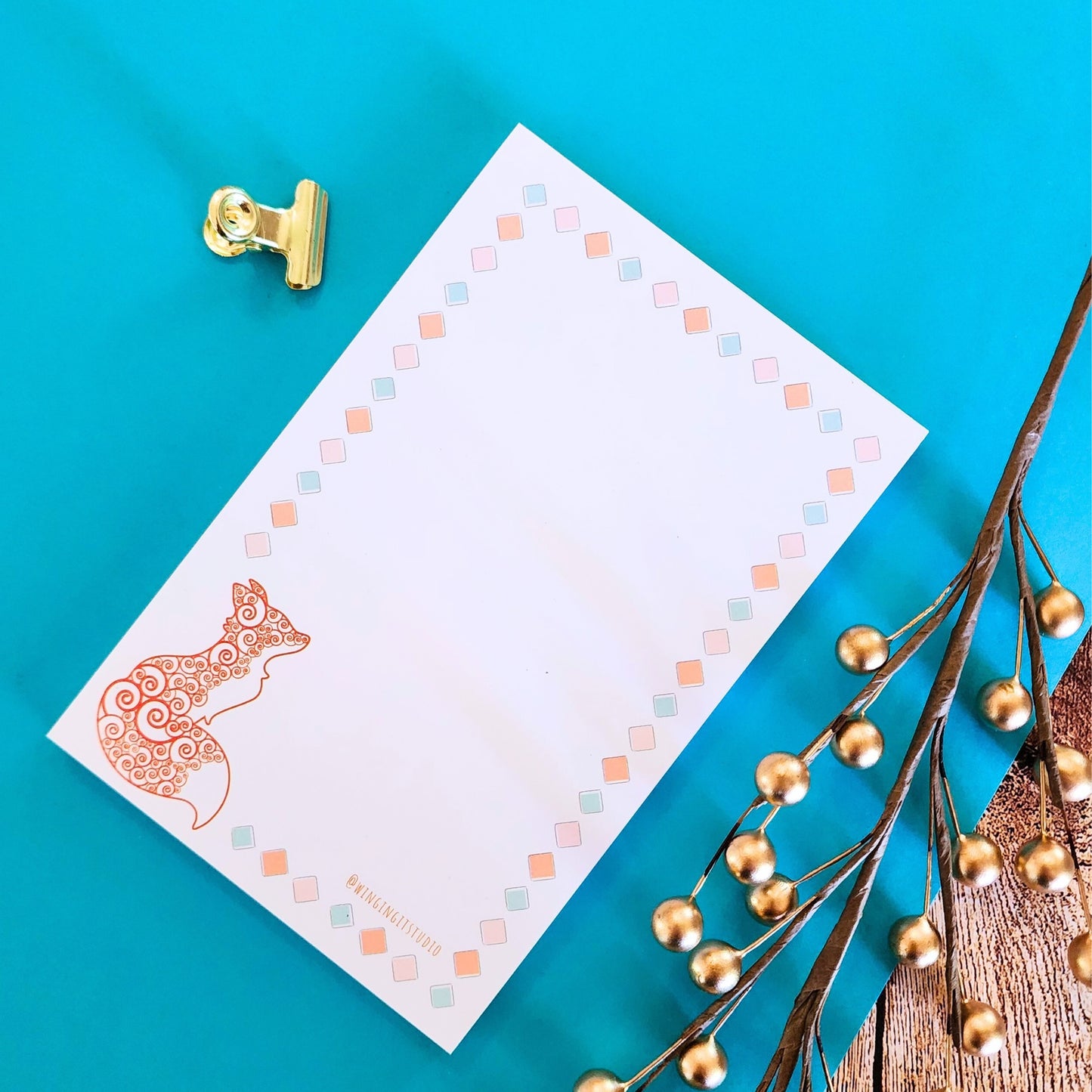 Fox Stationery Set
