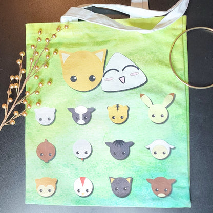 Fruits Basket Canvas Tote Bag