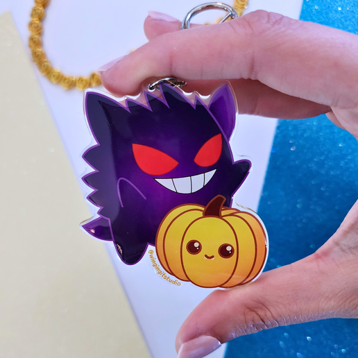 Gengar Pumpkin Charm