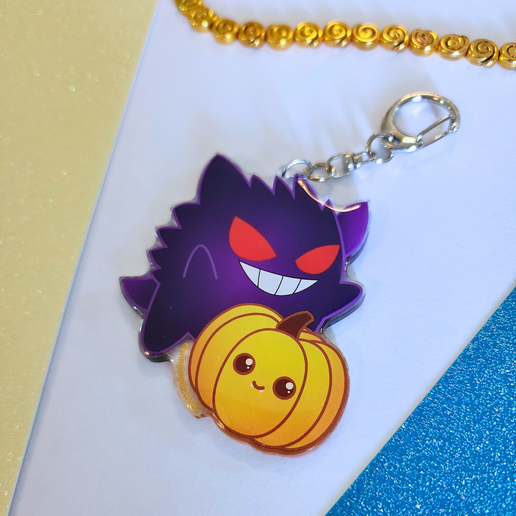 Gengar Pumpkin Charm