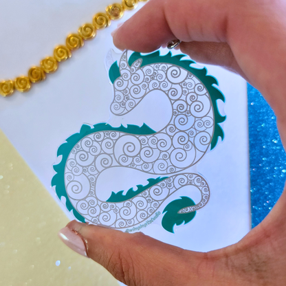 Haku Dragon Charm