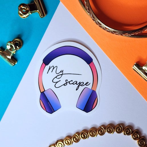 Headphones Sticker