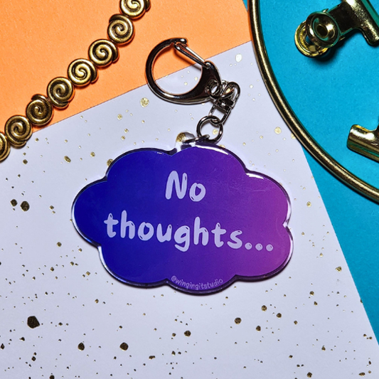 No Thoughts Bubble Charm
