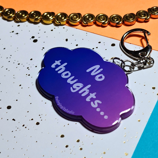 No Thoughts Bubble Charm