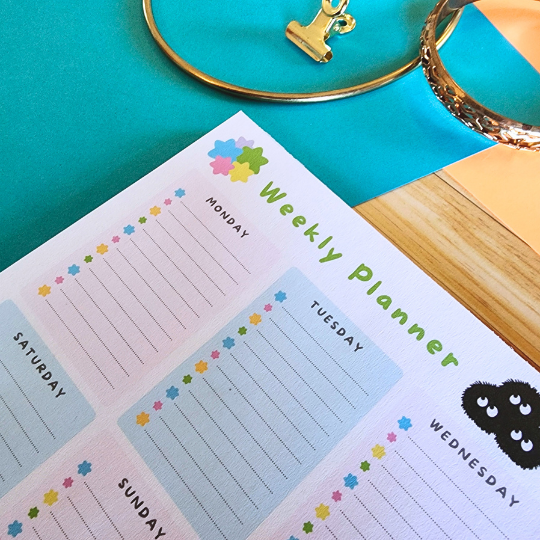Soot Sprite - Studio Ghibli Weekly Calendar Planner