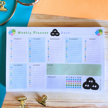 Soot Sprite - Studio Ghibli Weekly Calendar Planner