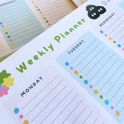 Soot Sprite - Studio Ghibli Weekly Calendar Planner