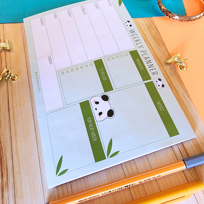 Panda Weekly Calendar Planner
