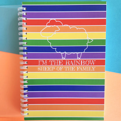 Rainbow Sheep Notebook