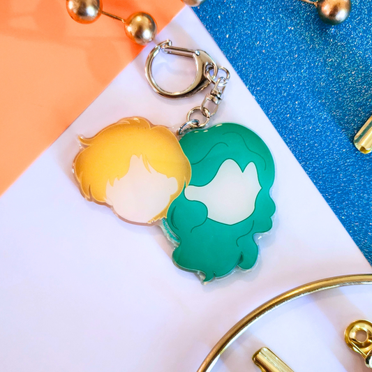 Sailor Uranus and Sailor Neptune Charm