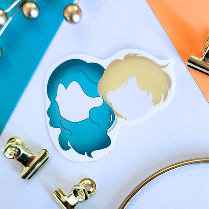 Sailor Uranus and Neptune Sticker