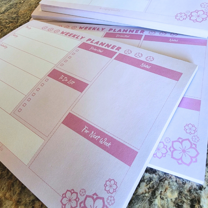 Sakura Weekly Calendar Planner
