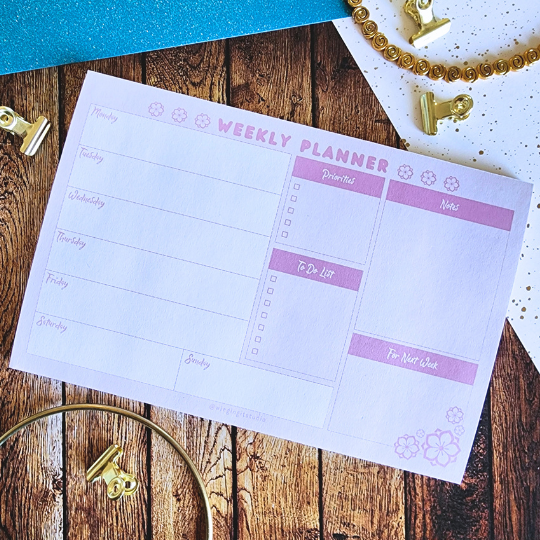 Sakura Weekly Calendar Planner