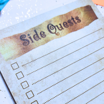 Side Quest Notepad