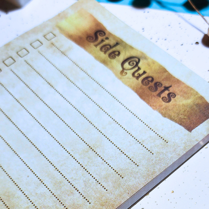 Side Quest Notepad